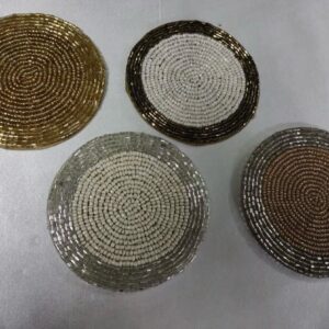 Beadwork Coasters - Elegant