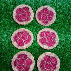 Beadwork Coasters - Flower