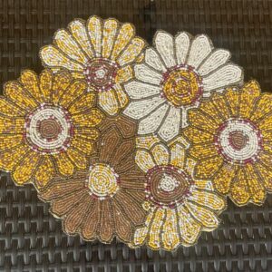 Beadwork Table Mats - Sunflowers