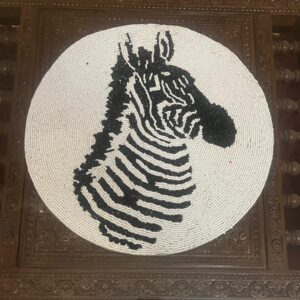 Beadwork Elegant Table Mats - Zebra