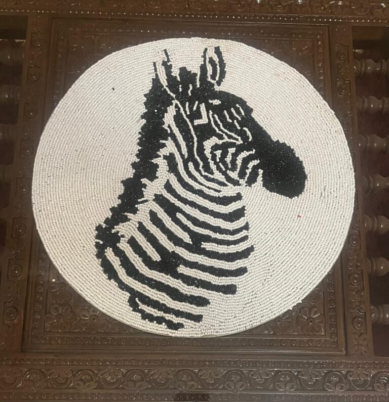 Beadwork Elegant Table Mats - Zebra